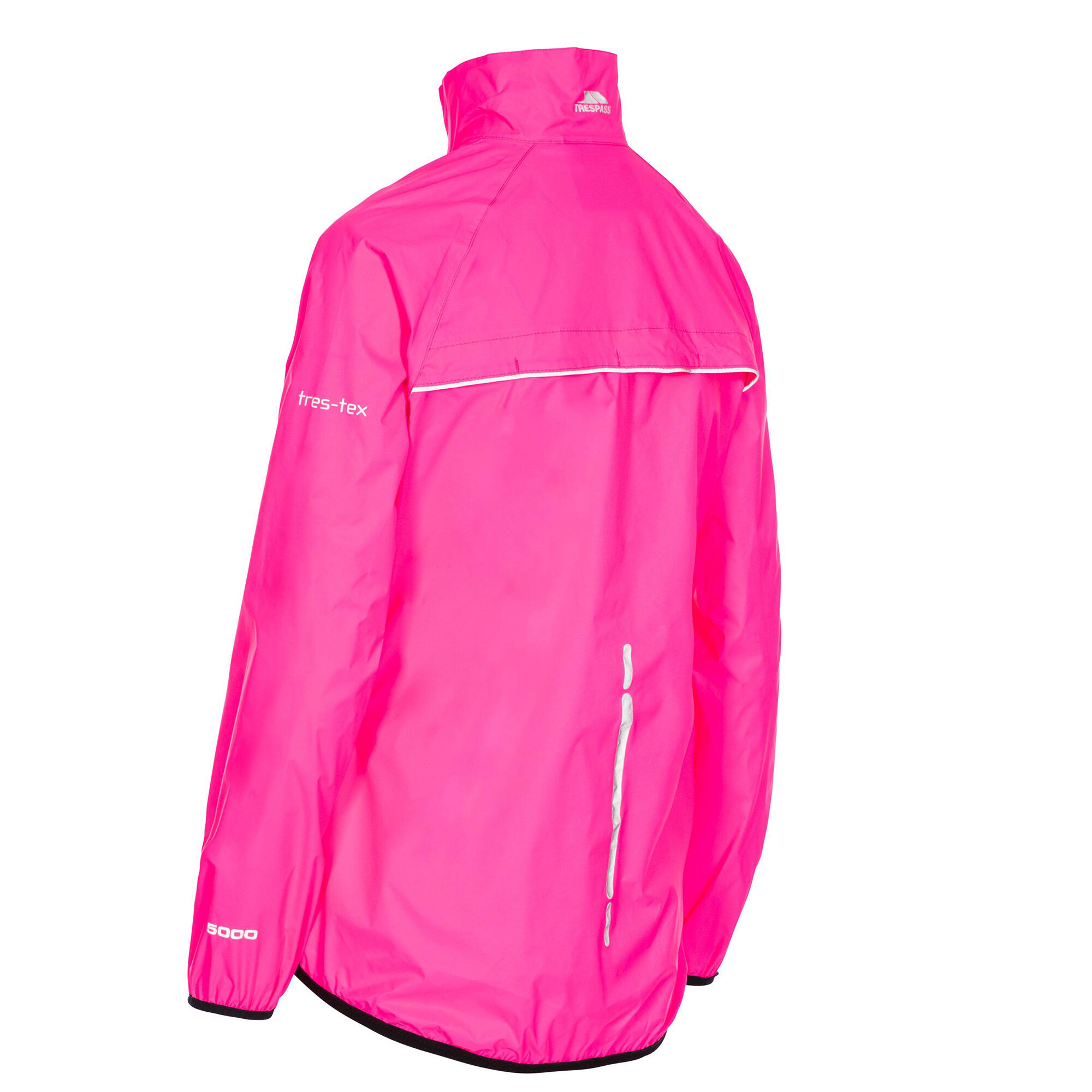 Dames Beaming Makkelijk Opbergbaar en Goedzichtbare Jas (Roze) 2/5
