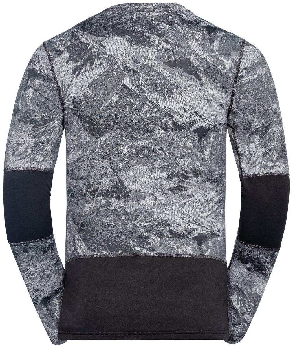 Odlo Camiseta De Manga Larga Whistler Eco Gris/negro 2/4