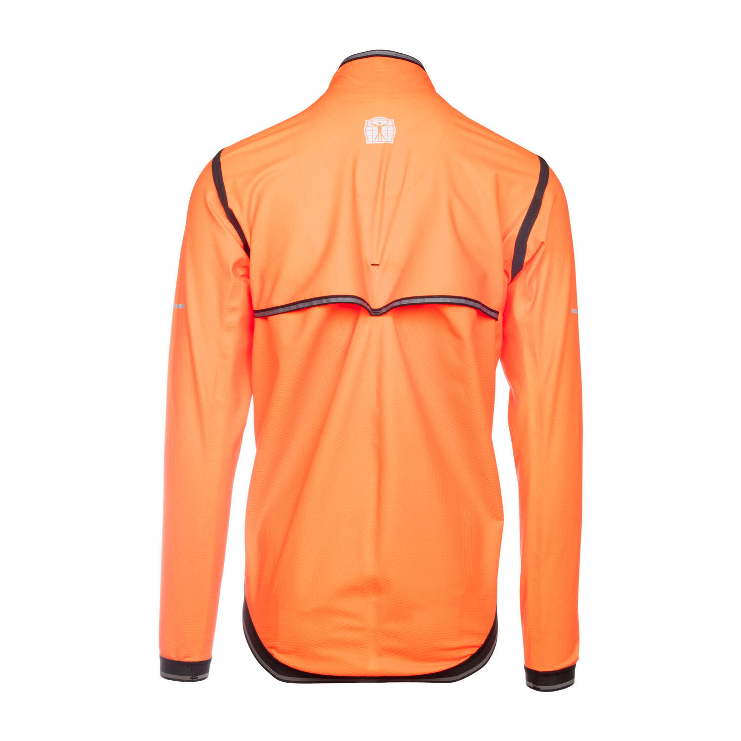 Veste Cyclisme Pluie Vent Homme - Kaaiman Jacket Fluo Orange 3/5