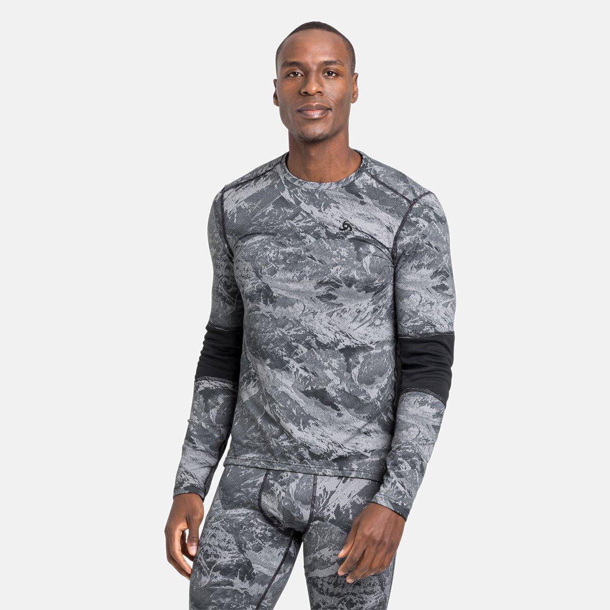 Odlo Camiseta De Manga Larga Whistler Eco Gris/negro 3/4