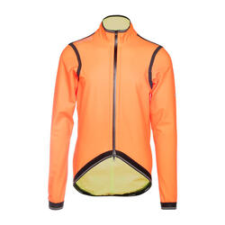 Veste Cyclisme Pluie Vent Homme - Kaaiman Jacket Fluo Orange