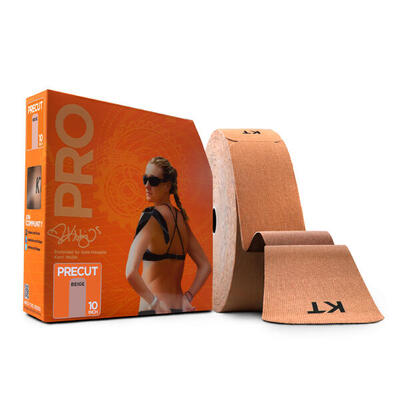 Kt tape kinesiologie tape pro jumbo - voorgesneden volwassenen beige