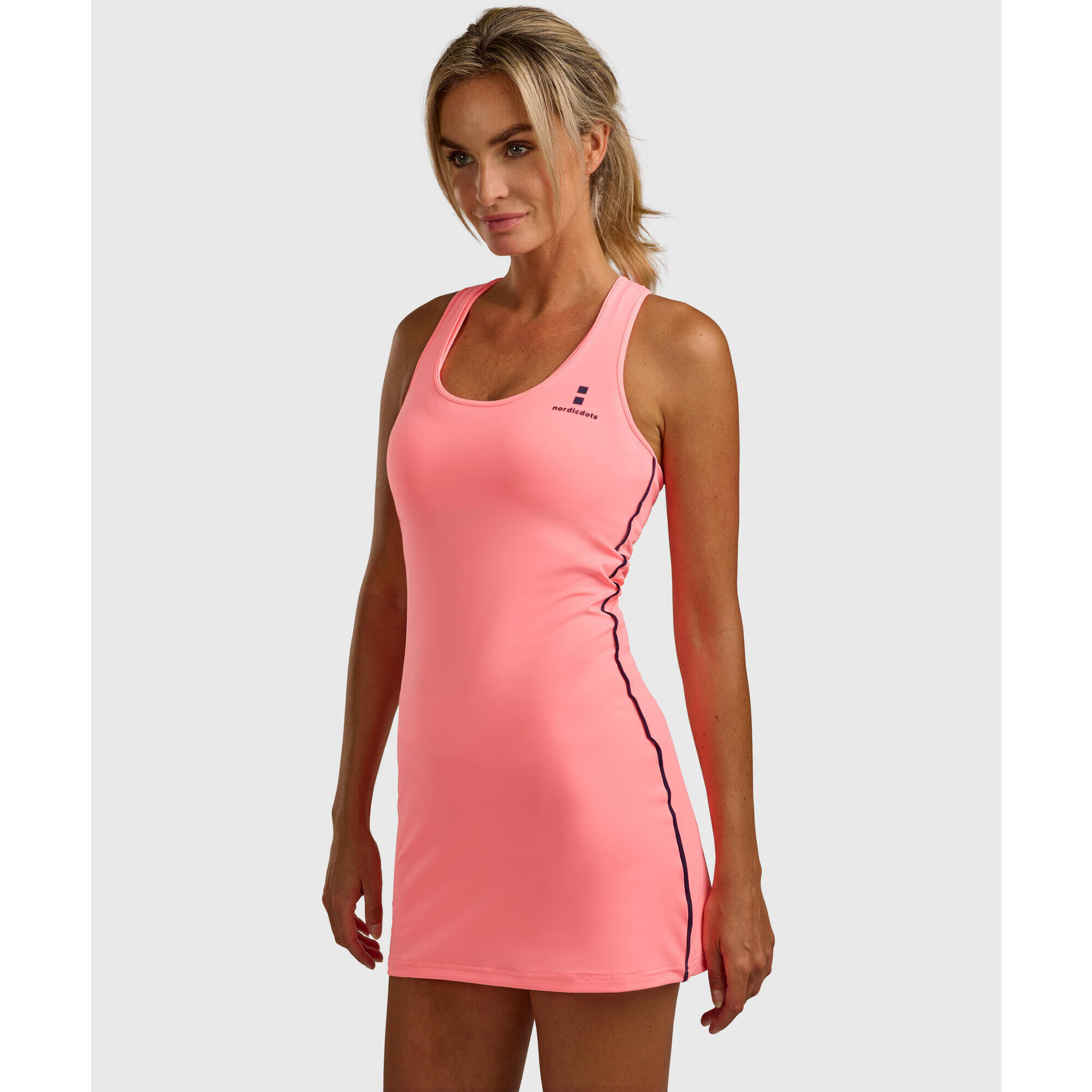Nouvelle Performance Robe de Tennis Padel Femme Melon