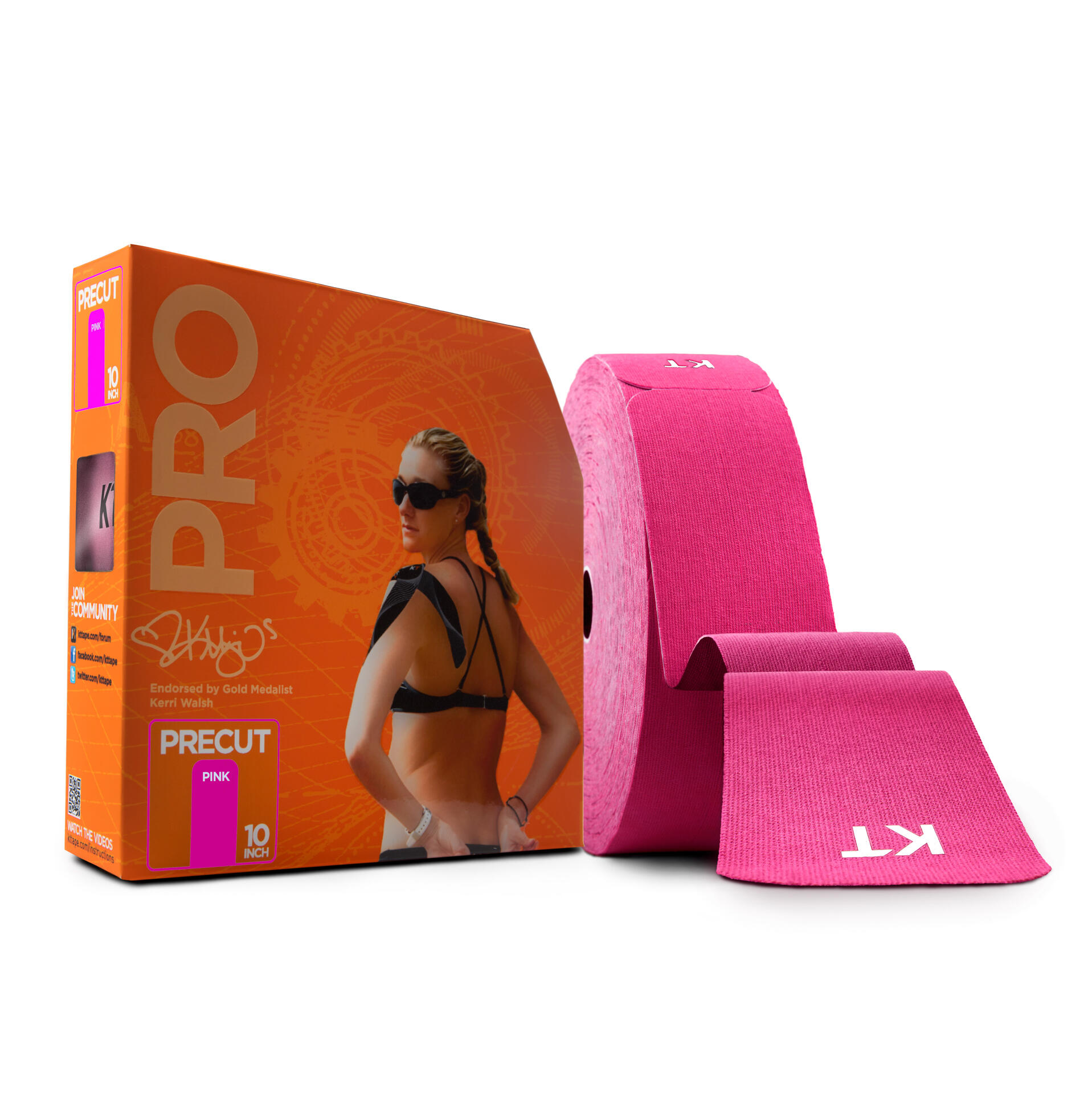 KT TAPE Kinesiologie Tape Ongesneden - KT Pro ROZE