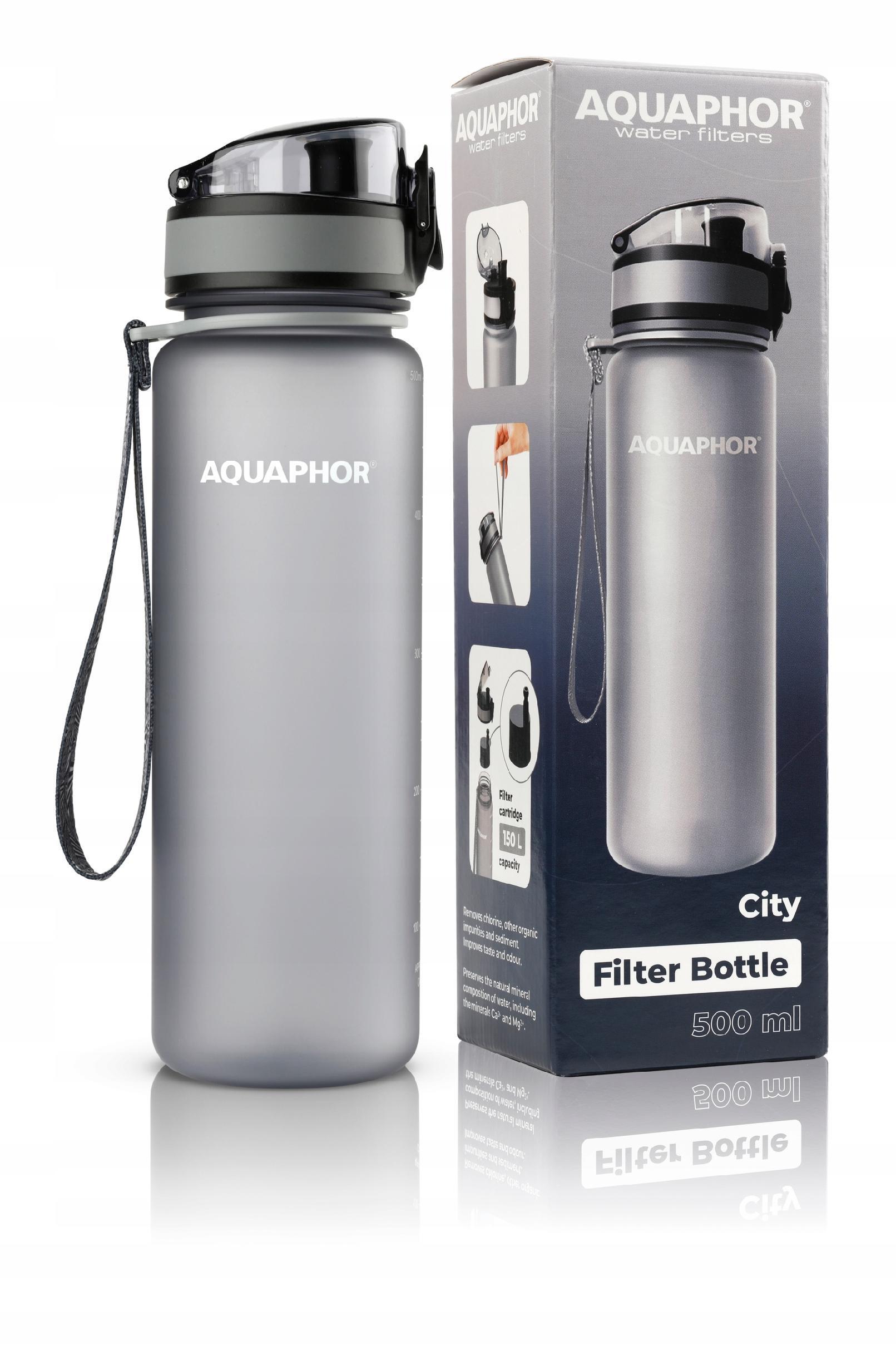 Butelka filtrująca turystyczna Aquaphor City 500 ml + 2 filtry 5/5