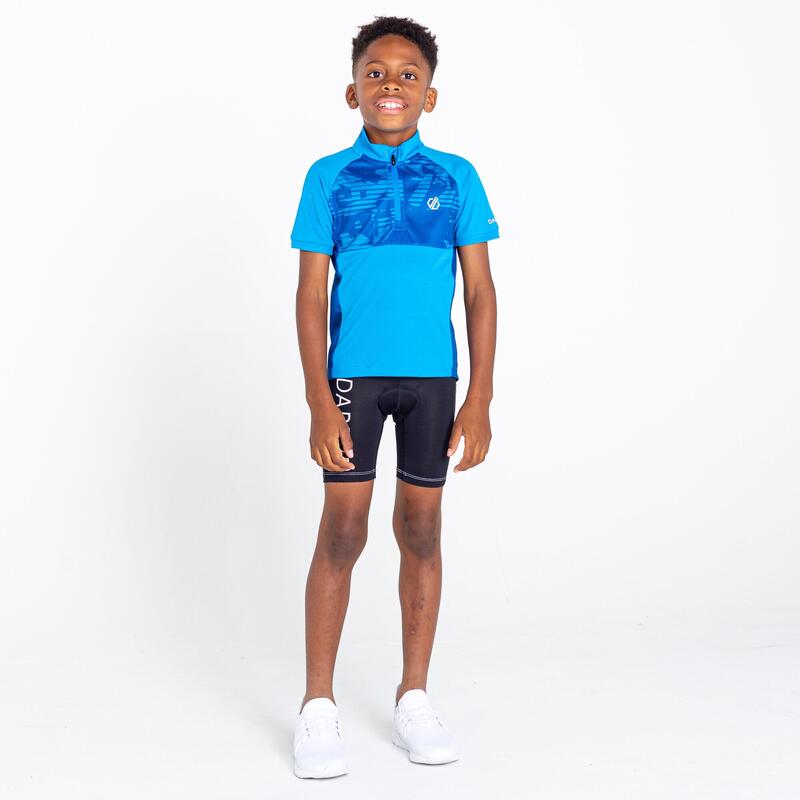 Go Faster II fietsshirt voor kinderen - Blauw
