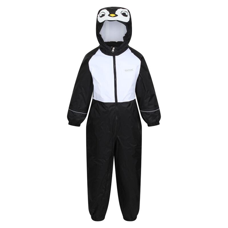 Traje Impermeable Mudplay III Pingüino para Niños/Niñas Negro