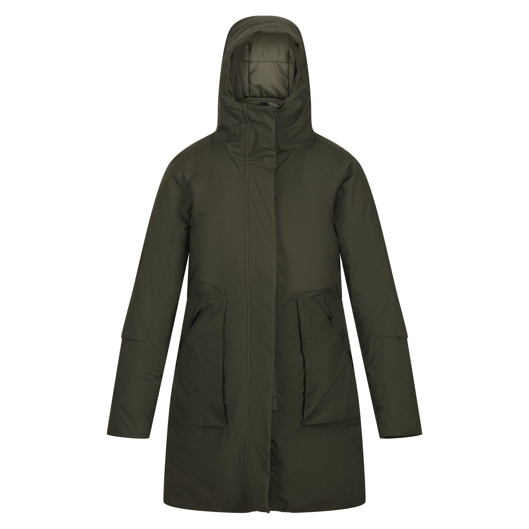 Chubasquero senderismo mujer impermeable Regatta Yewbank Ii, khaki 3/7