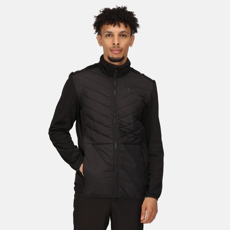 Chaqueta polar Montaña Hombre - REGATTA Clumber III Hybrid - Black