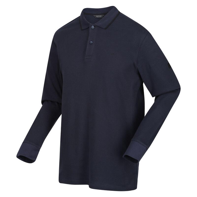 Leaonzo Homme Polo à manches longues