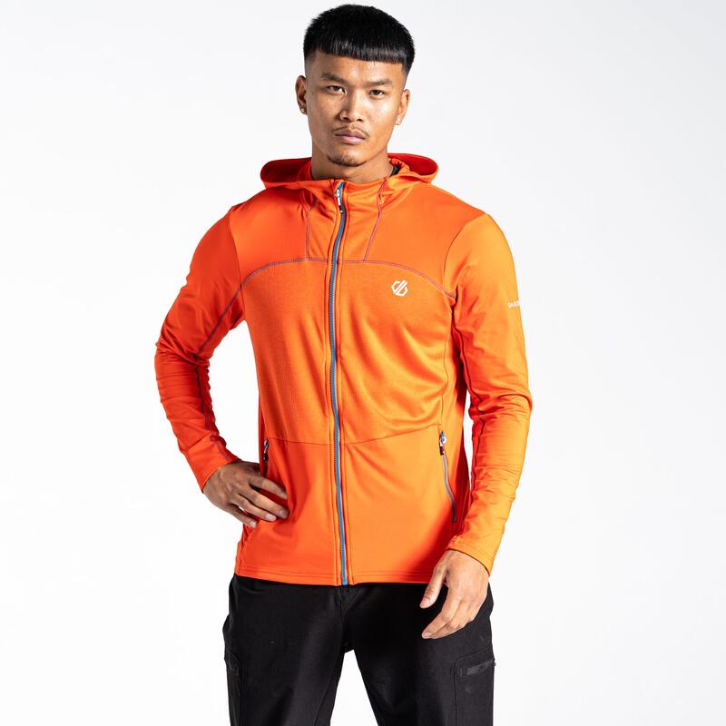 Revive II Core Stretch Polaire de randonnée zippé pour homme - Orange