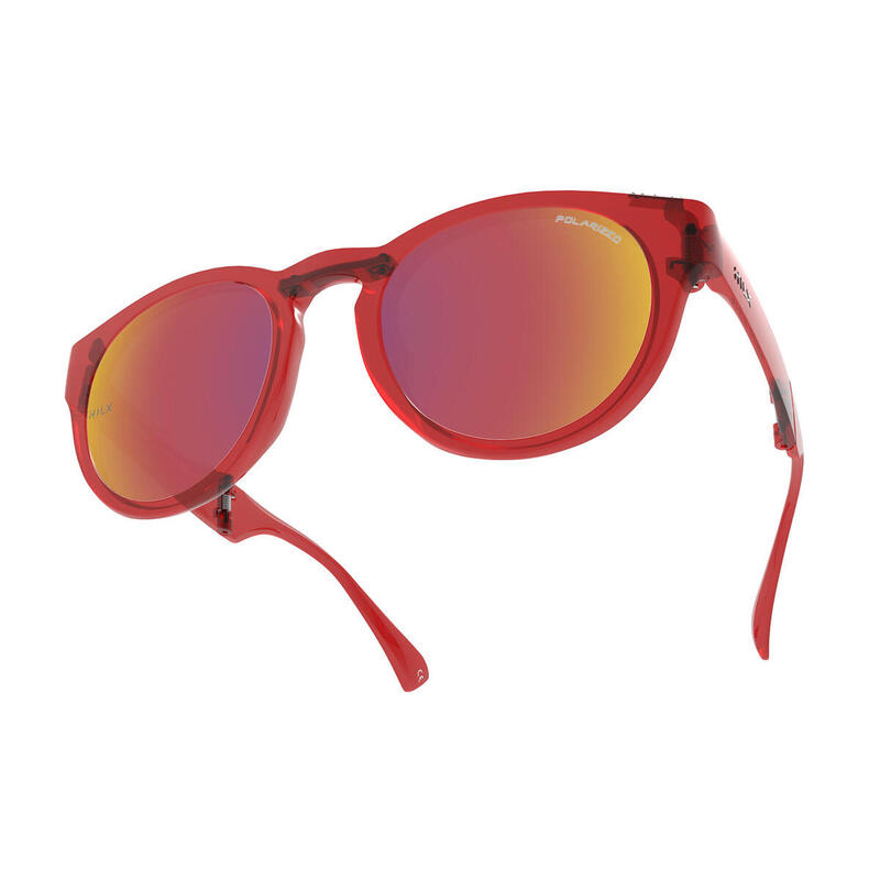 SWITCHBLADE foldable hydrophobic anti-glare anti-scratch Hike Sunglasses Red