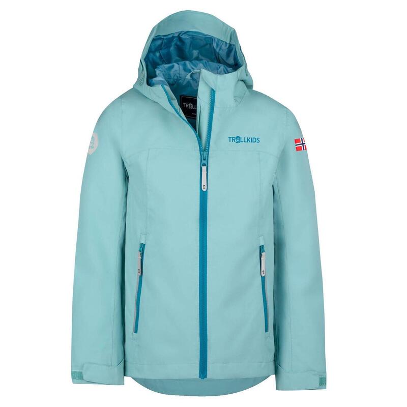 Veste de vélo pour enfants Telemark Vert Glacier/Bleu Vert