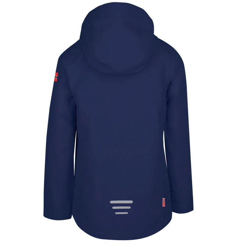 Kinder Fahrradjacke Telemark Marineblau/Magenta