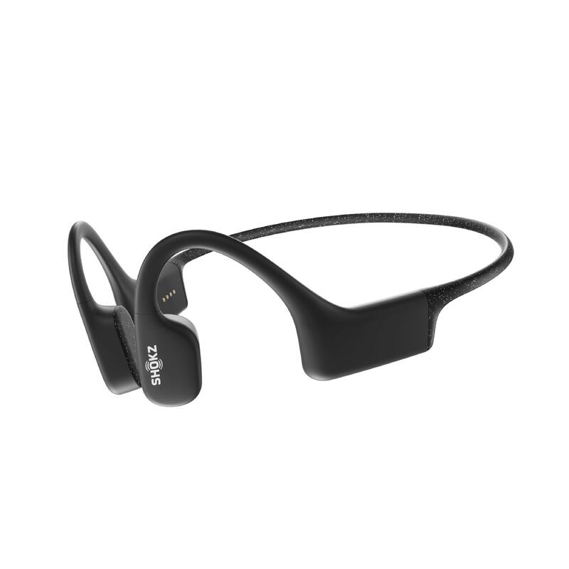 OpenSwim Bone Conduction Open-Ear MP3 Swimming Headphones - Black