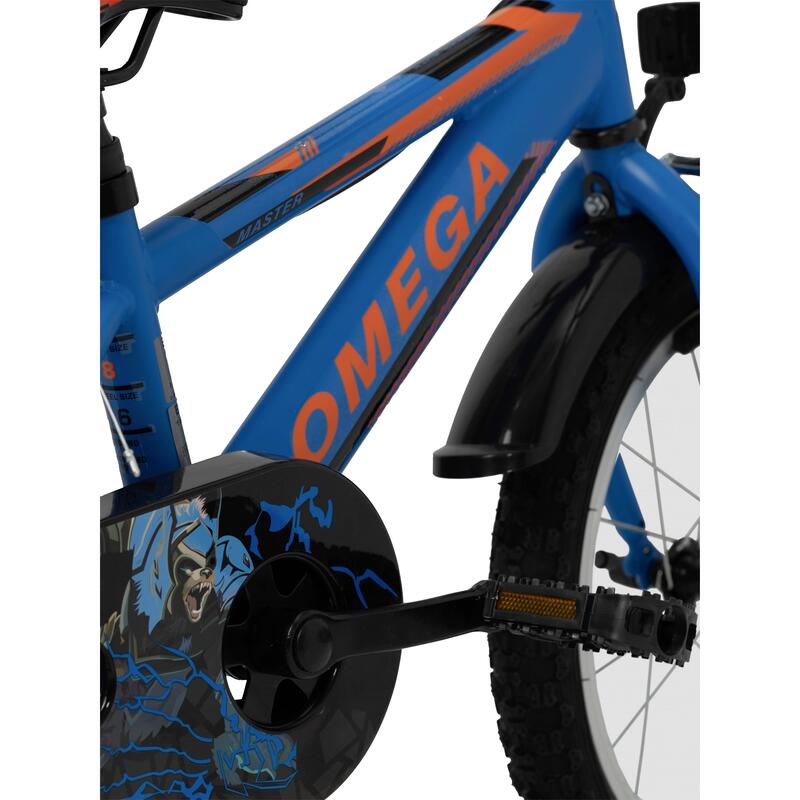 Omega Master 16"-os kék gyerekkerékpár