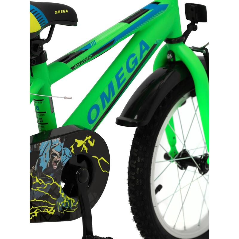 ​Bicicleta copii Omega Master 16", verde