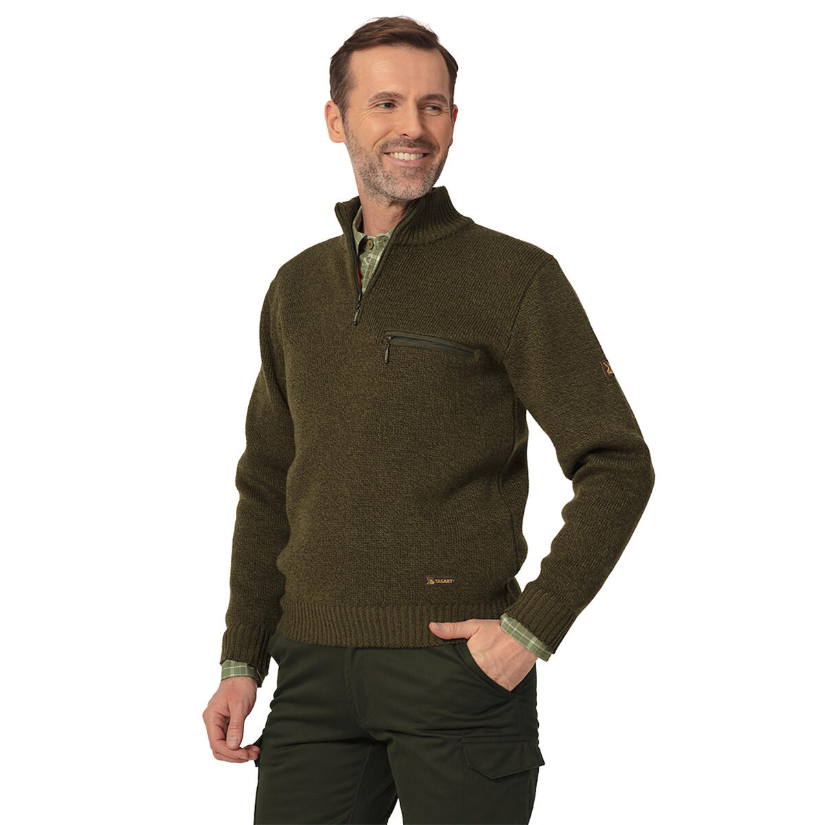 Sweter męski myśliwski Tagart Niko izolacja przed chłodem 1/5