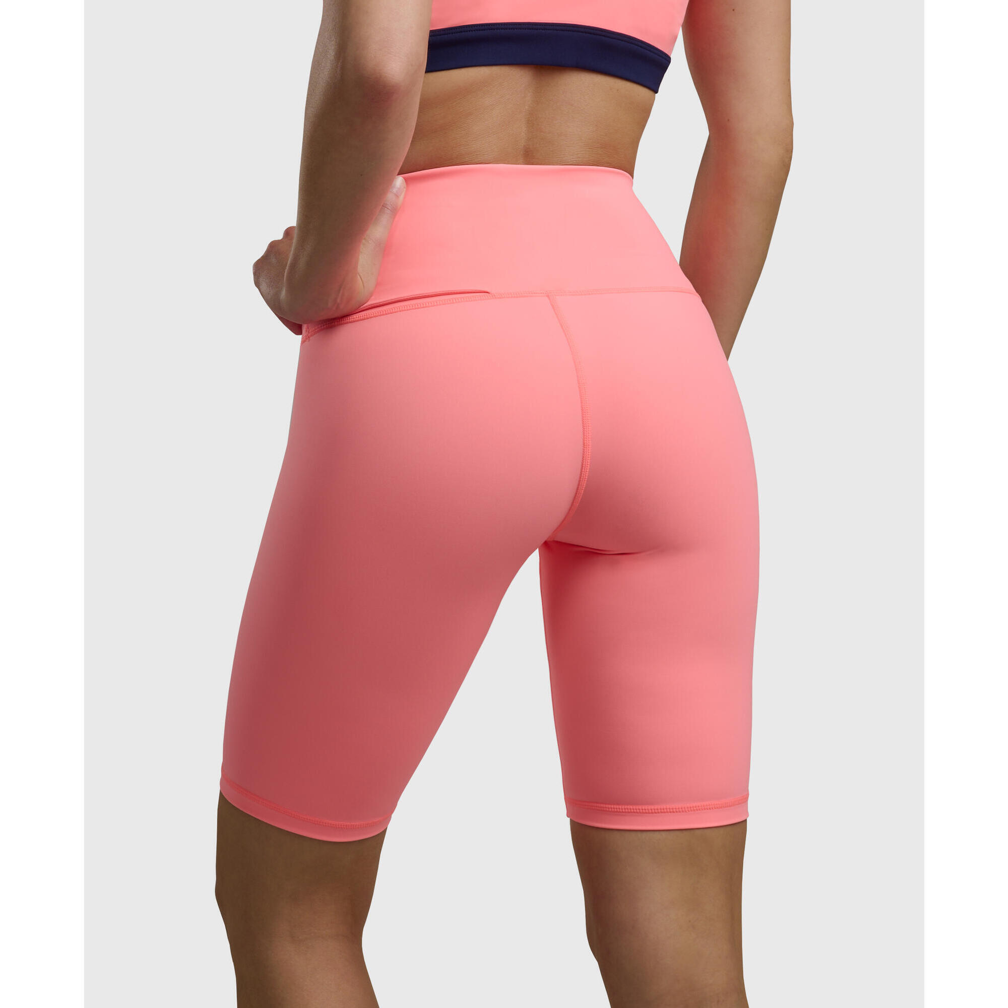 Smart Legging Short de Tennis Padel avec Poche Balle Femme Melon