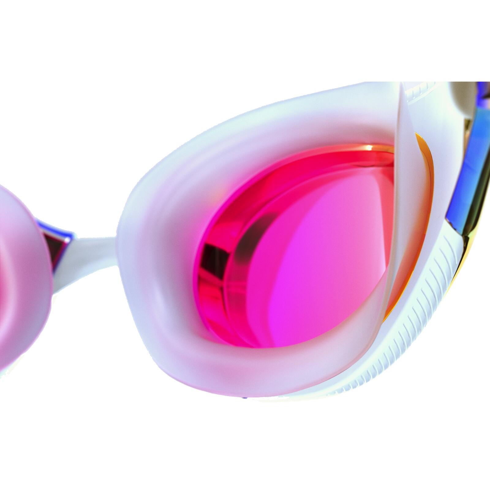 Speedo Fastskin Hyper Elite Mirror Goggles White Oxid Grey