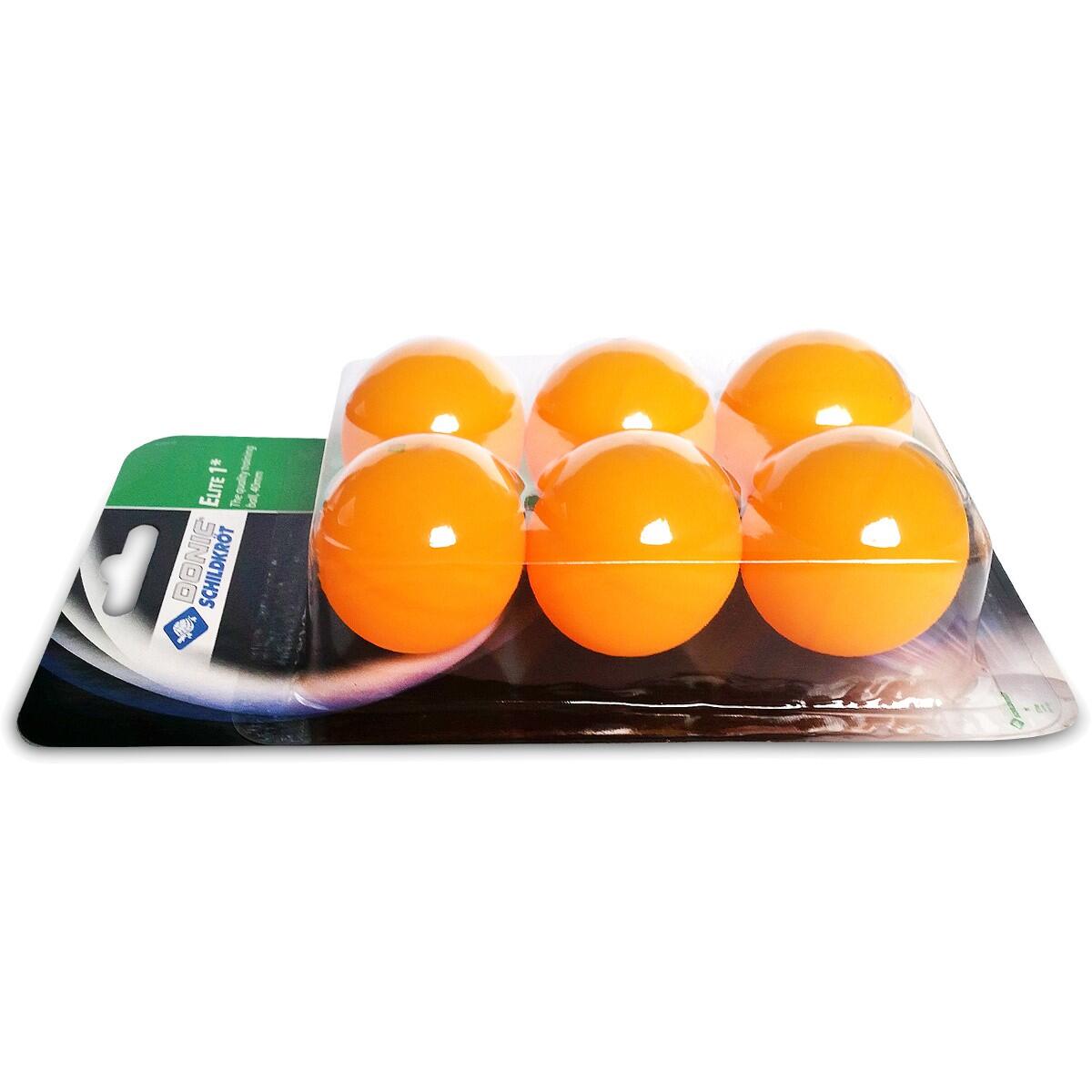 6 Donic Schildkröt Elite Tafeltennisballen 3/3