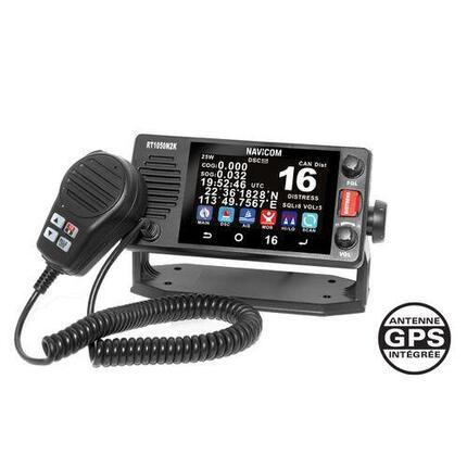 RT1050: VHF fixe 25 watts avec écran tactile, NMEA 2000