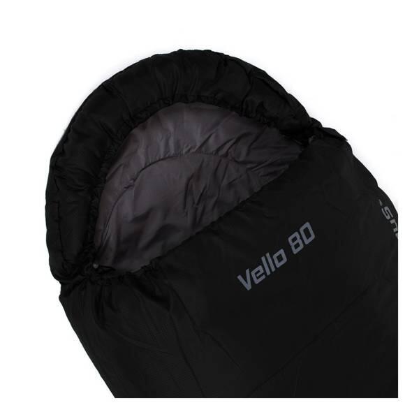 sac de dormit Cu glugă, tip mumie, Campus Vello 80 Stângă +12°C