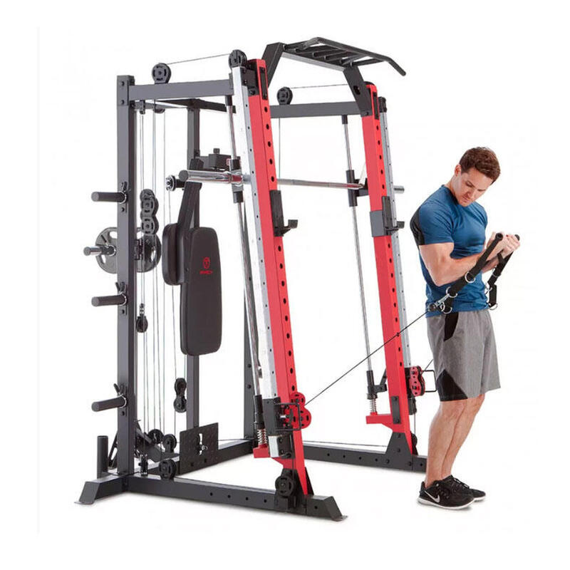 Smith - Máquina de gimnasia, pesas de 160 kg