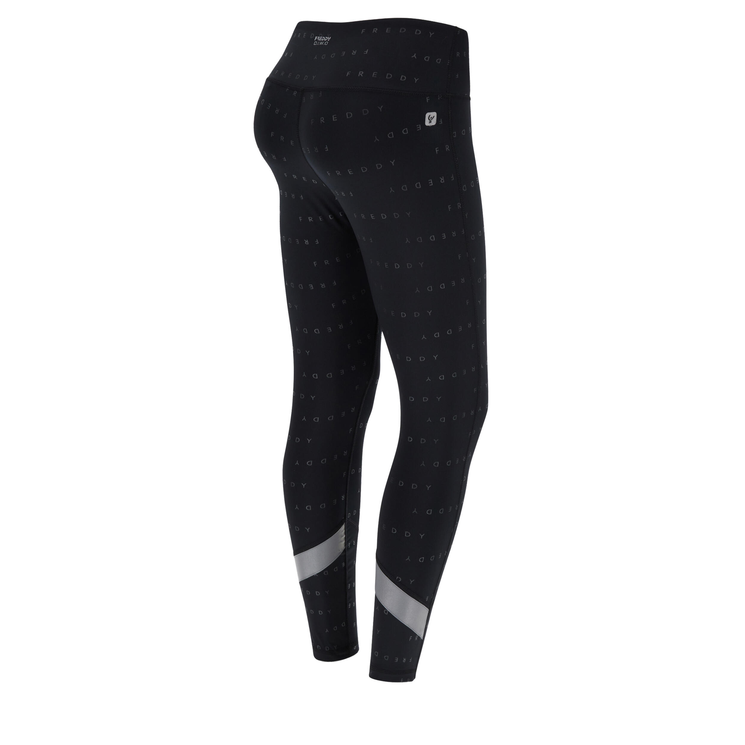 Leggings transpirant écologique Superfit avec logo Freddy imprimé partout 4/5