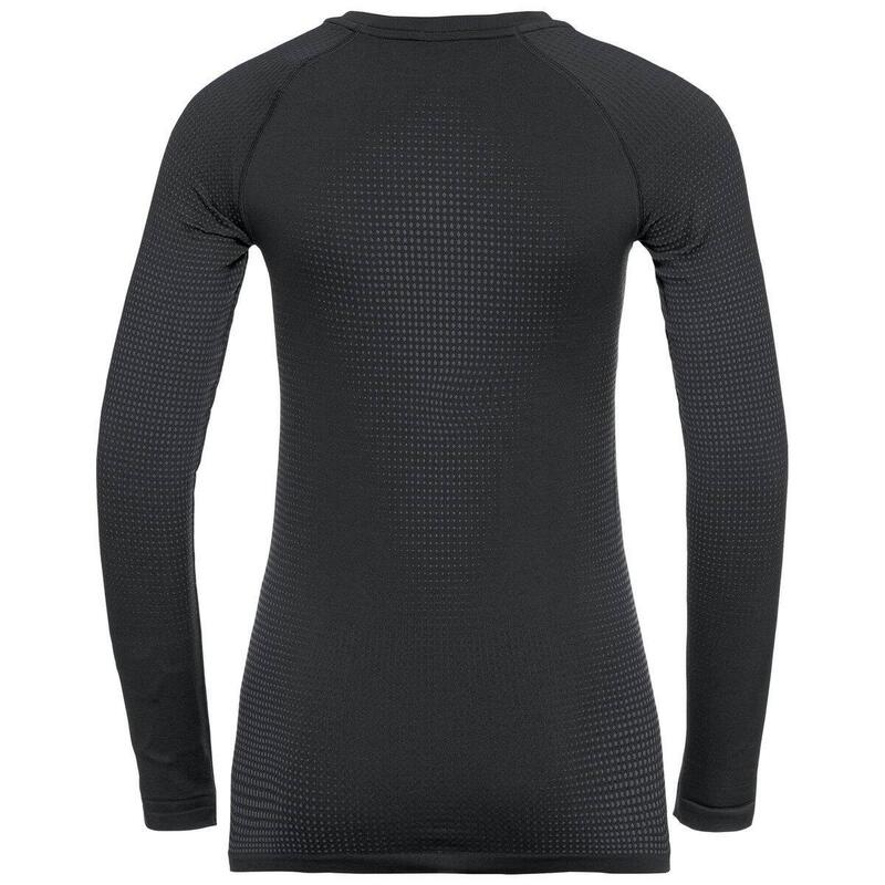 ODLO Shirt Lange Mouwen Performance Warm ECO Thermoshirt ZWART - NIEUW ODLO