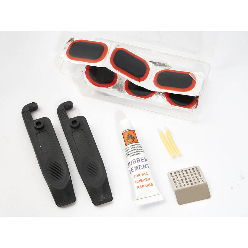 Ghguole Parches Bicicleta,57pcs Kit Repara Pinchazos Bicicleta,Kit  Reparación Neumáticos Bicicletas,Kit Parche Bicicletas Autoadhesivo,Kit  Antipinchazos Bicicleta para Bici de Carretera/Montaña/Motos : :  Coche y moto