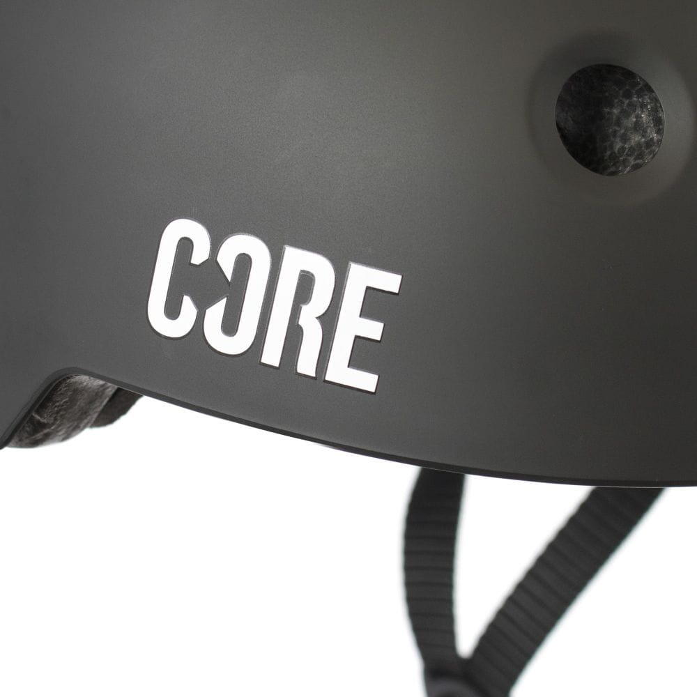 CORE Street Helmet - Black/White 2/7