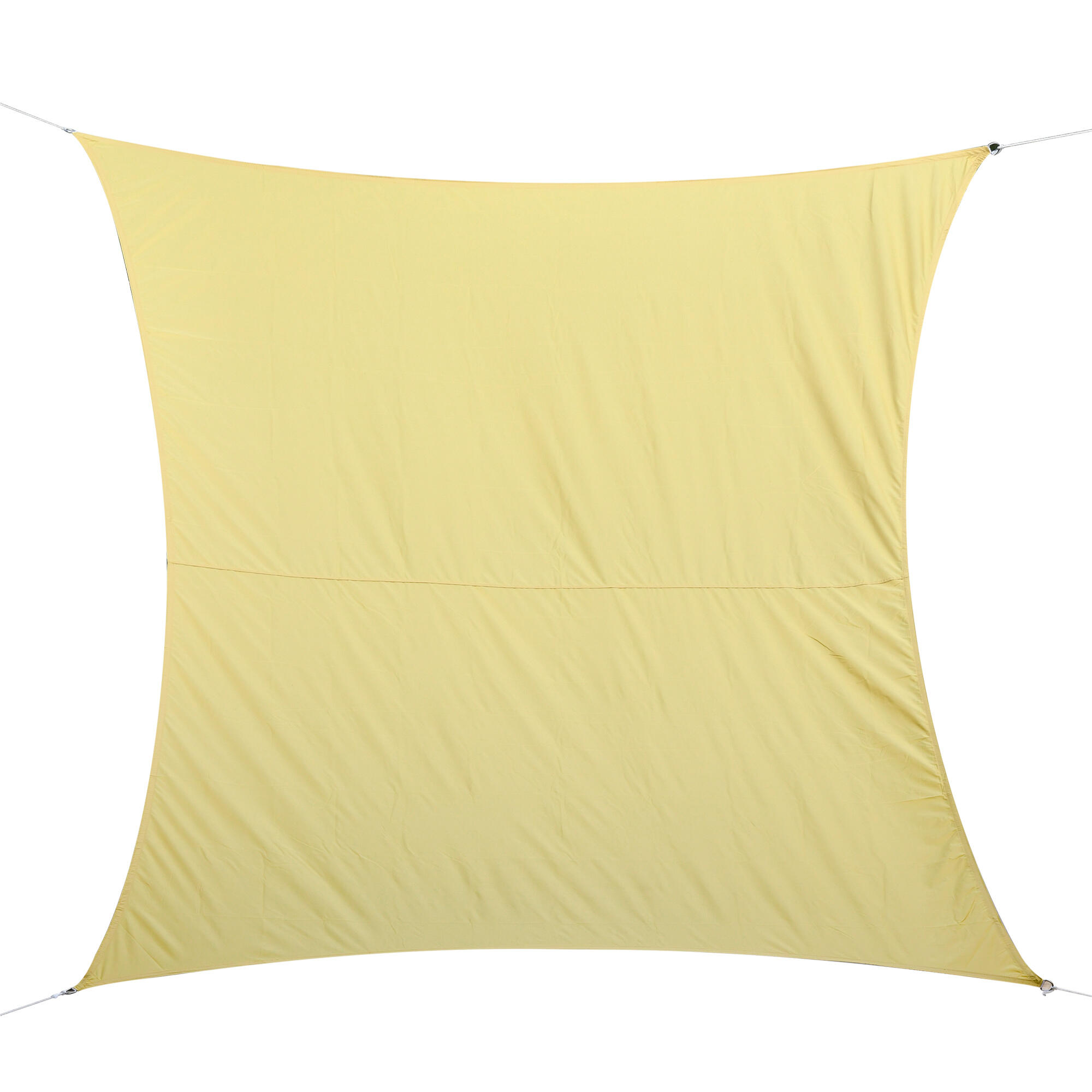 OUTSUNNY Toldo Vela Retangular 3x4m Areia Outsunny
