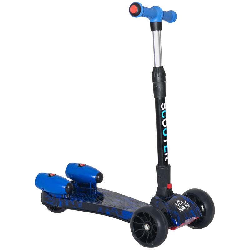 Trotinete Criança 61cmx26cmx(63-81) cm Azul HOMCOM