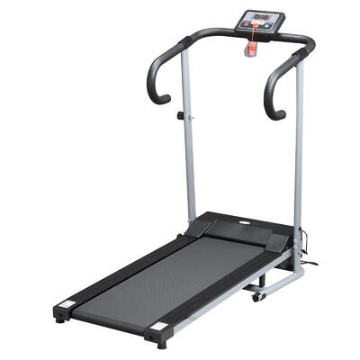 HOMCOM Tapis Roulant Elettrico Pieghevole Velocità Max 10km/h 500W Schermo LCD