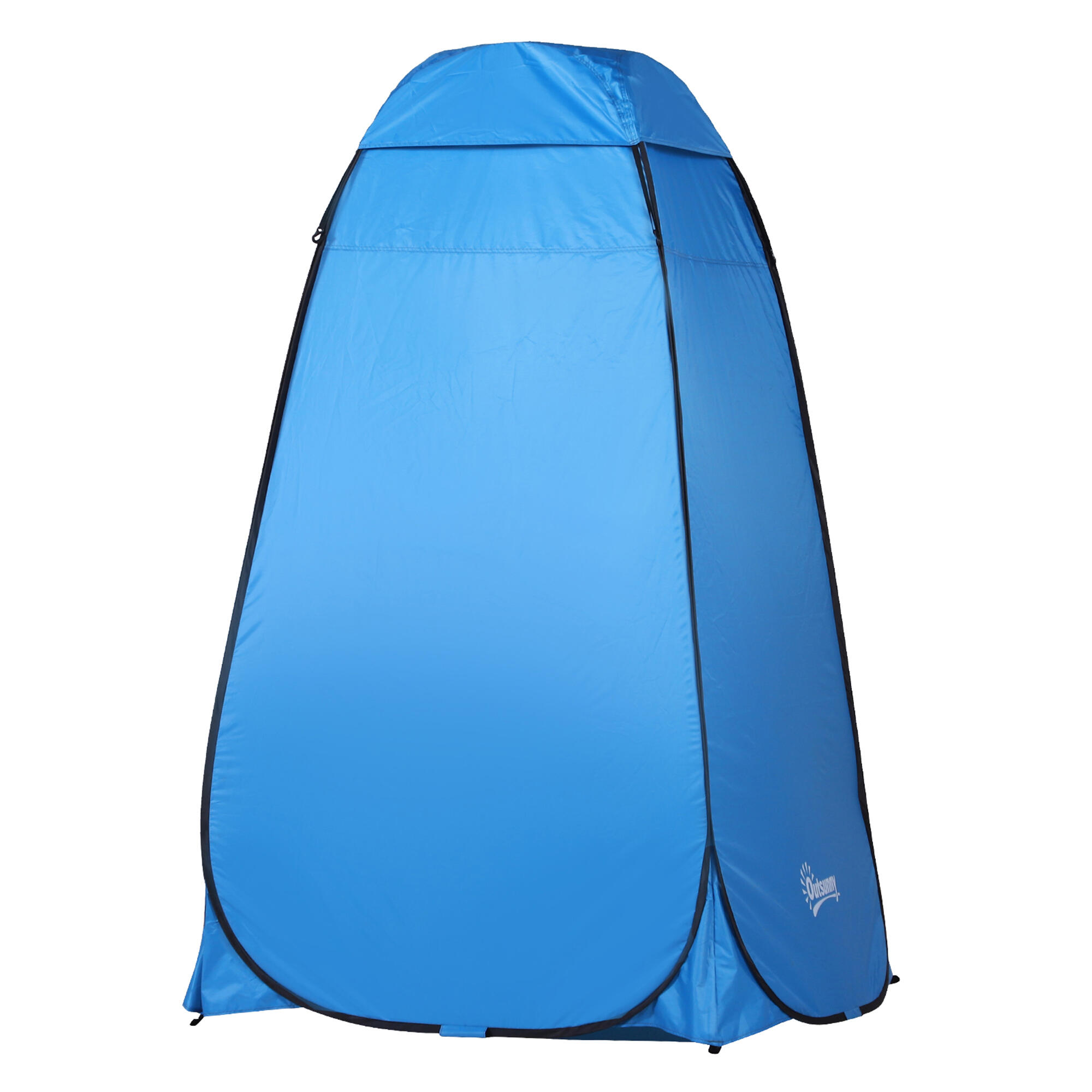 OUTSUNNY Carpa para Ducha Outsunny 120x120x190 cm azul