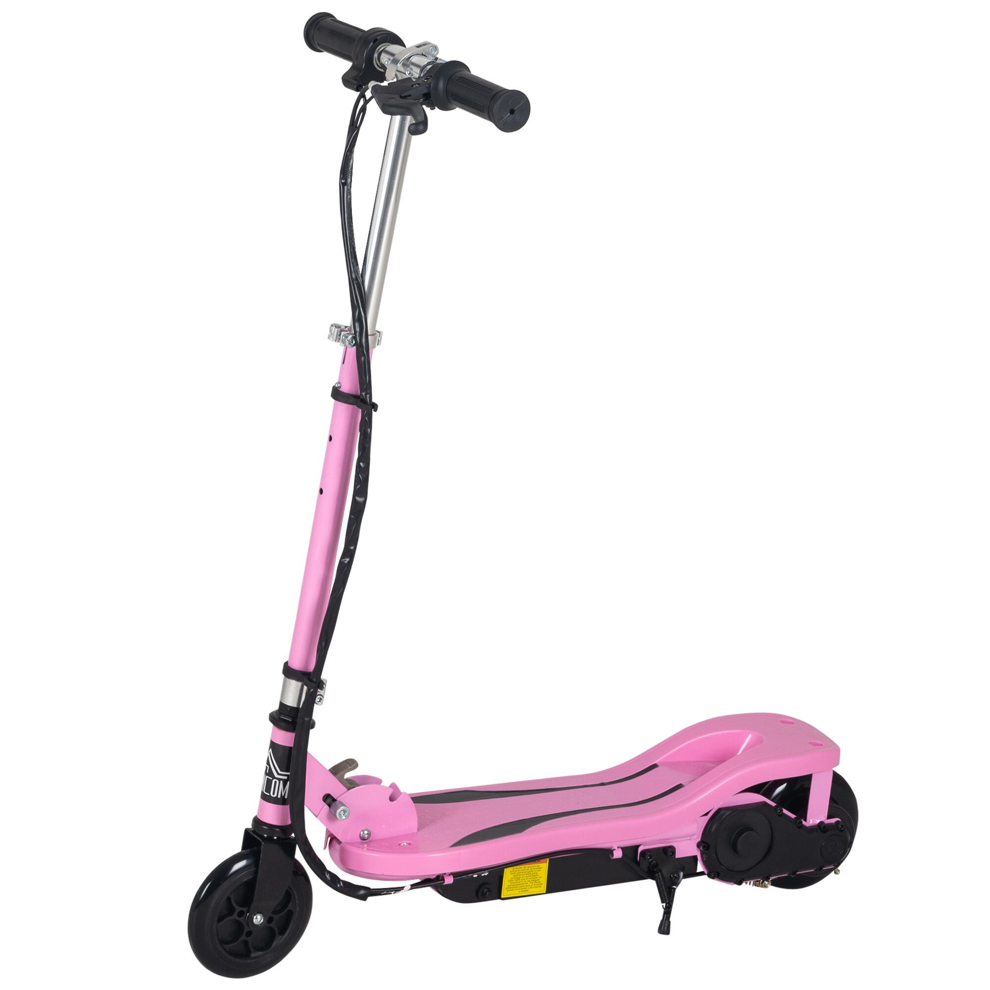 Trotinete Elétrico 75x36x93 cm Rosa HOMCOM