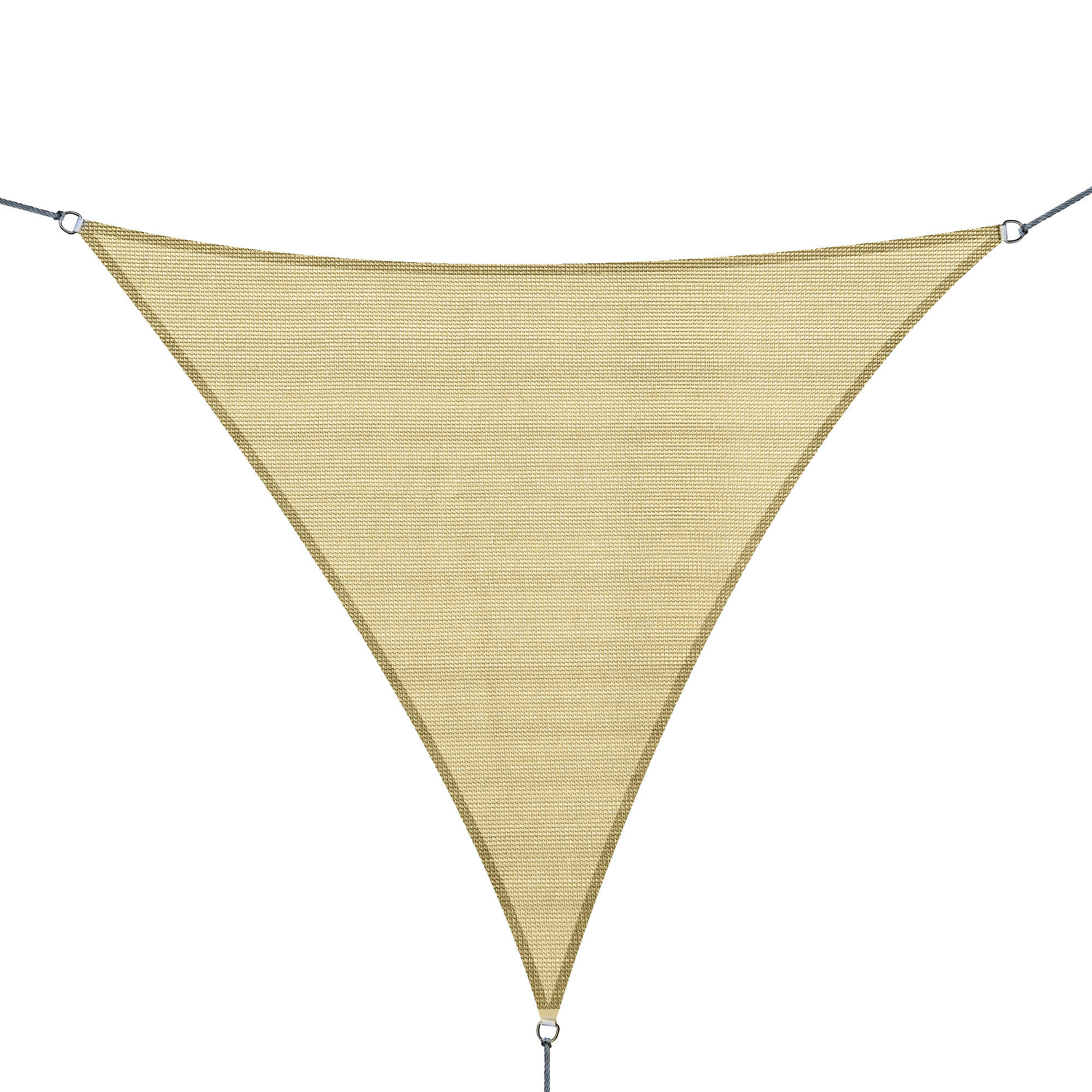 Toldo Vela 3x3x3 m Cor de areia Outsunny