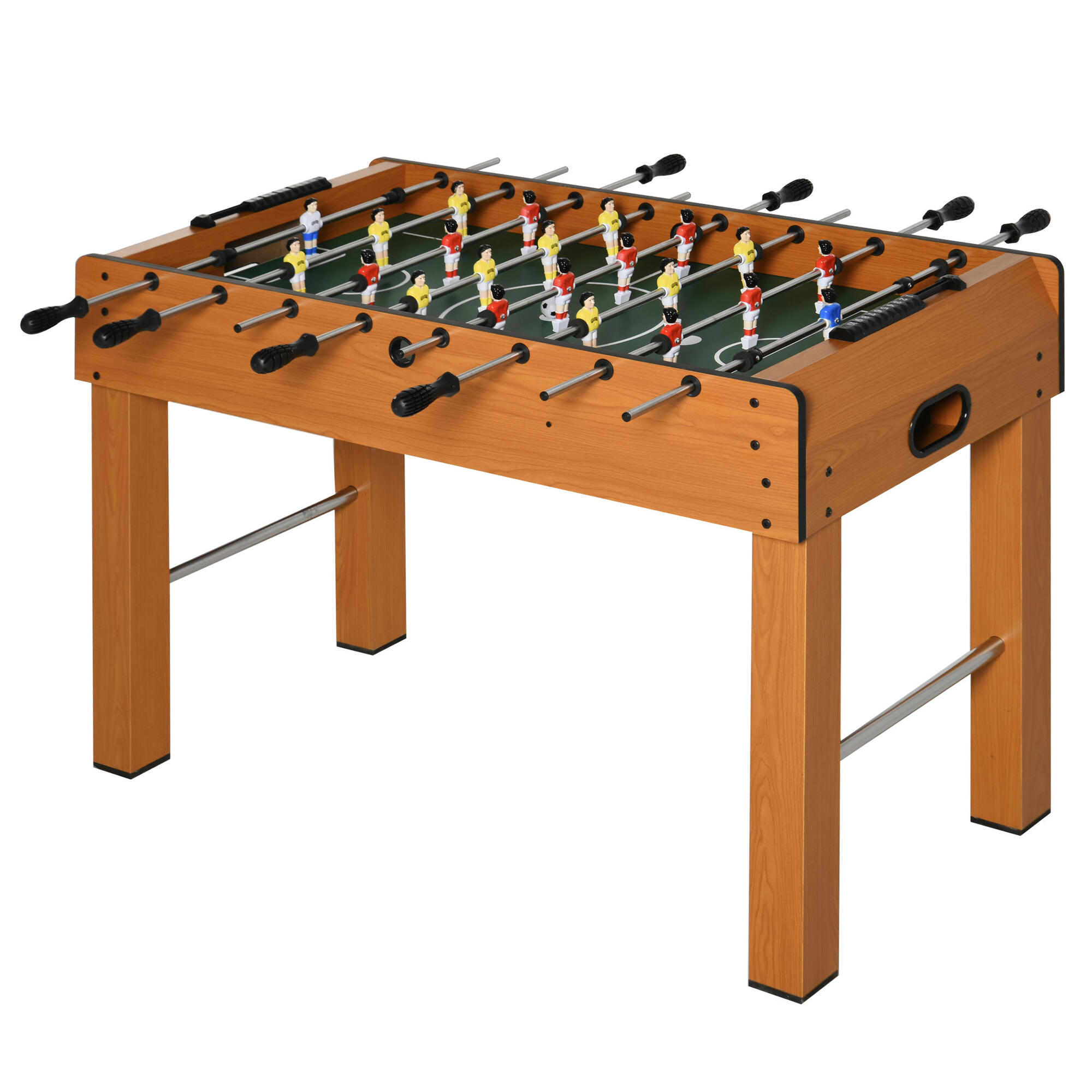 Mesa de matraquilhos com 8 barras e 2 bolas 122x61x80,7cm homcom