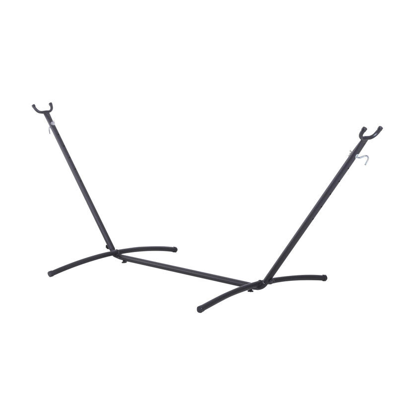 Soporte Ajustable para Hamaca Outsunny 280x120x110cm Negro
