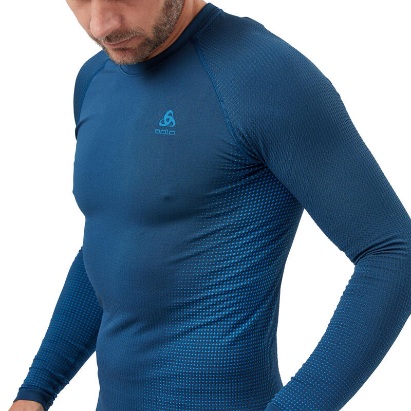 Koszulka termoaktywna męska z długim rękawem Odlo Performance Warm Eco