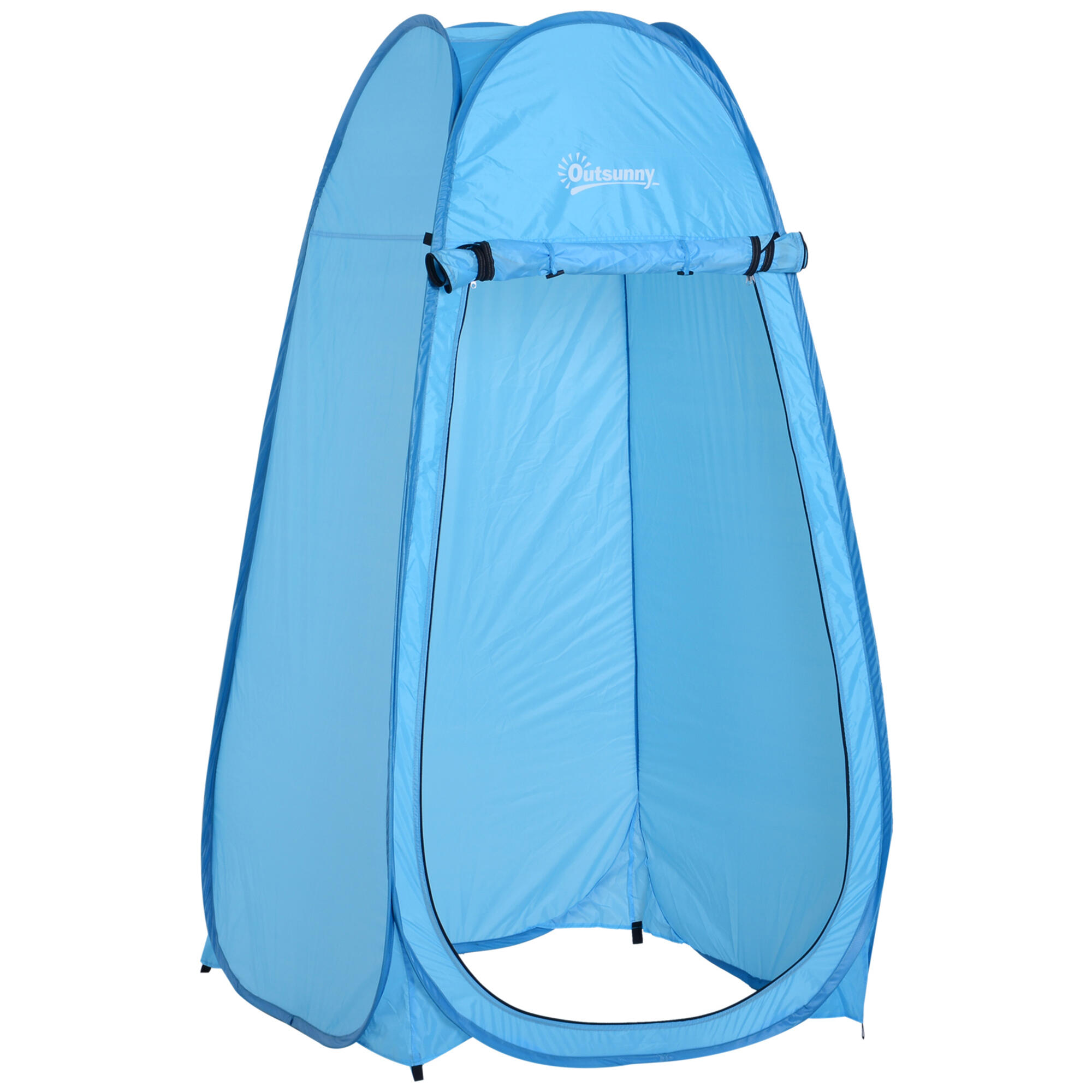 OUTSUNNY Tienda de Ducha Outsunny 100x100x185cm Azul