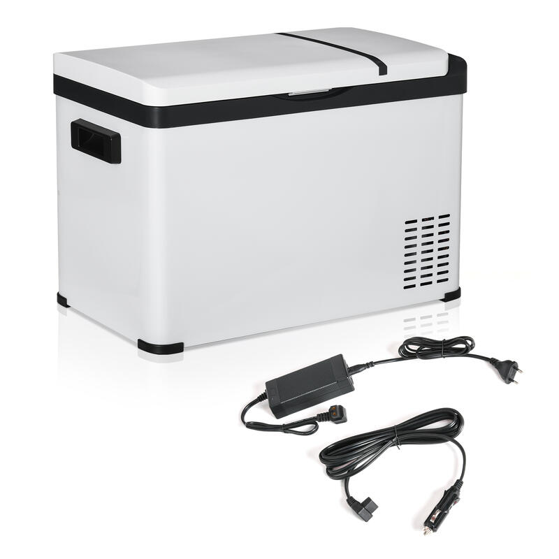 Nevera Congelador de Compresor Outsunny 61x32x40 cm Blanco