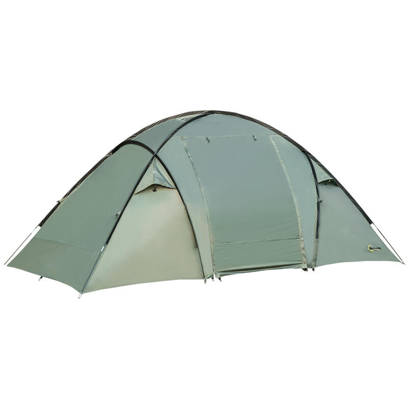 Outsunny Tienda de Campaña Familiar 4-8 Personas Carpa Grande