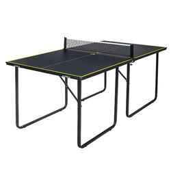 SPORTNOW Mesa de Ping Pong Dobrável com Rodas Mesa de Ping Pong  Profissional para Interior e Exterior Tamanho Padrão com Rede Raquetes e  Bolas 274x152,5x76 cm Azul