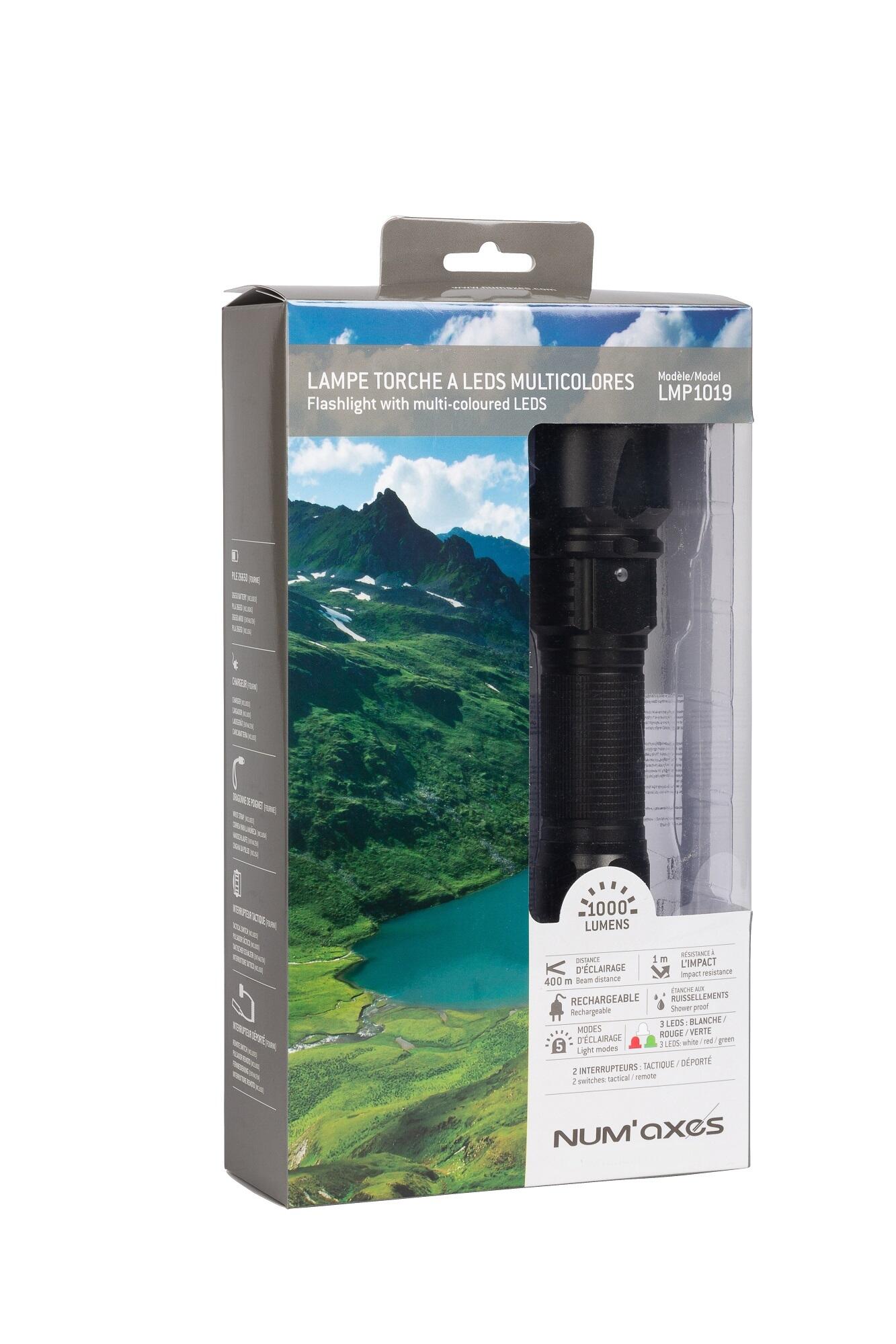 Lampe torche à LED multicolore rechargeable LMP1019 3/5