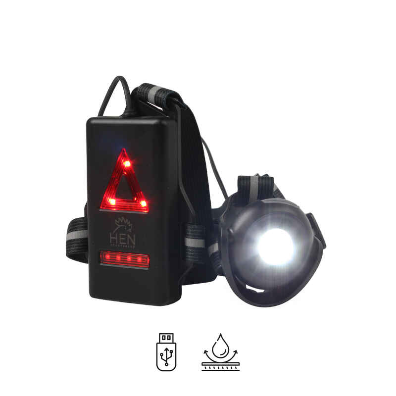Lauflicht - Brustlicht 500 Lumen - USB aufladbar