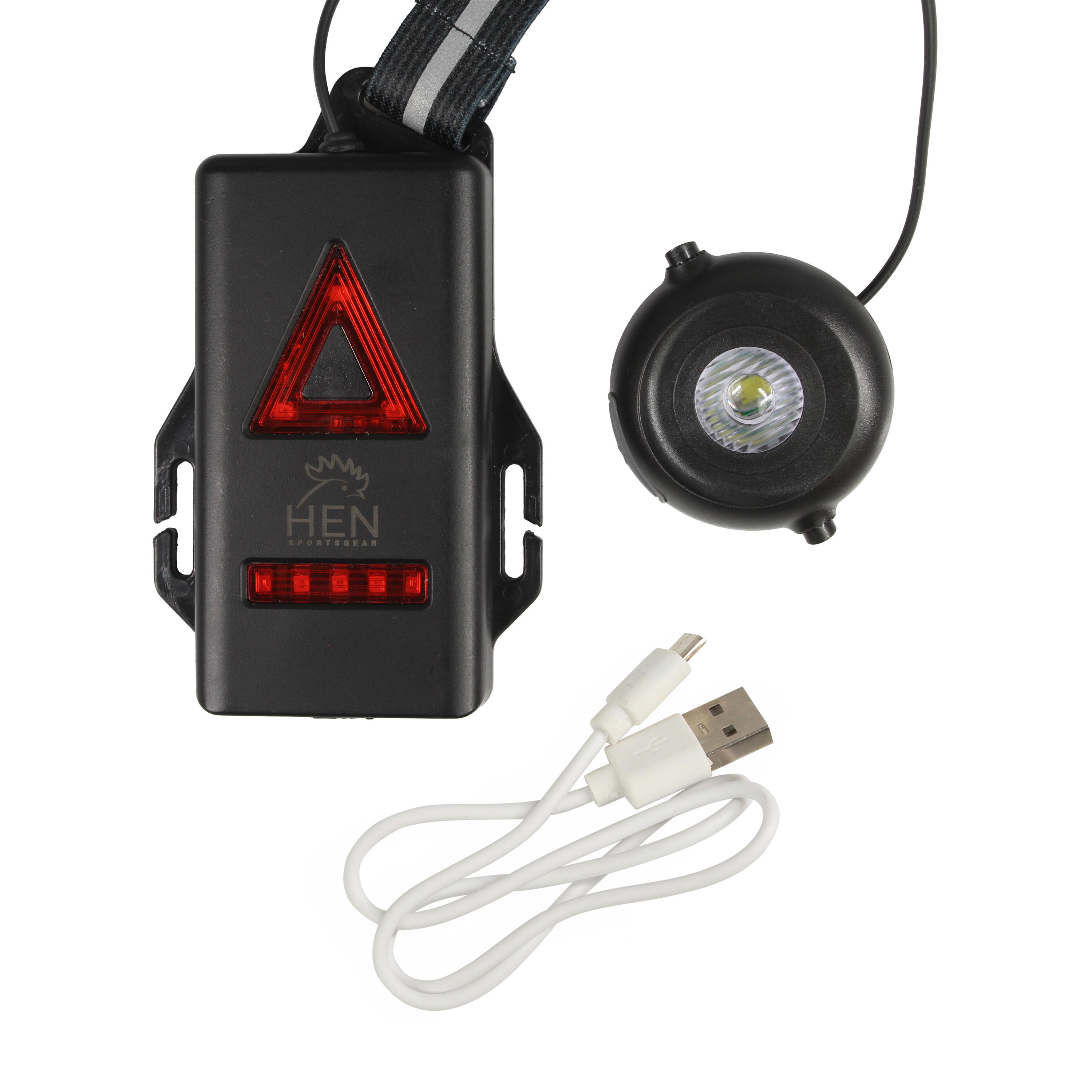 Luz para correr - Linterna frontal de 500 lúmenes - 2 posiciones 4/5