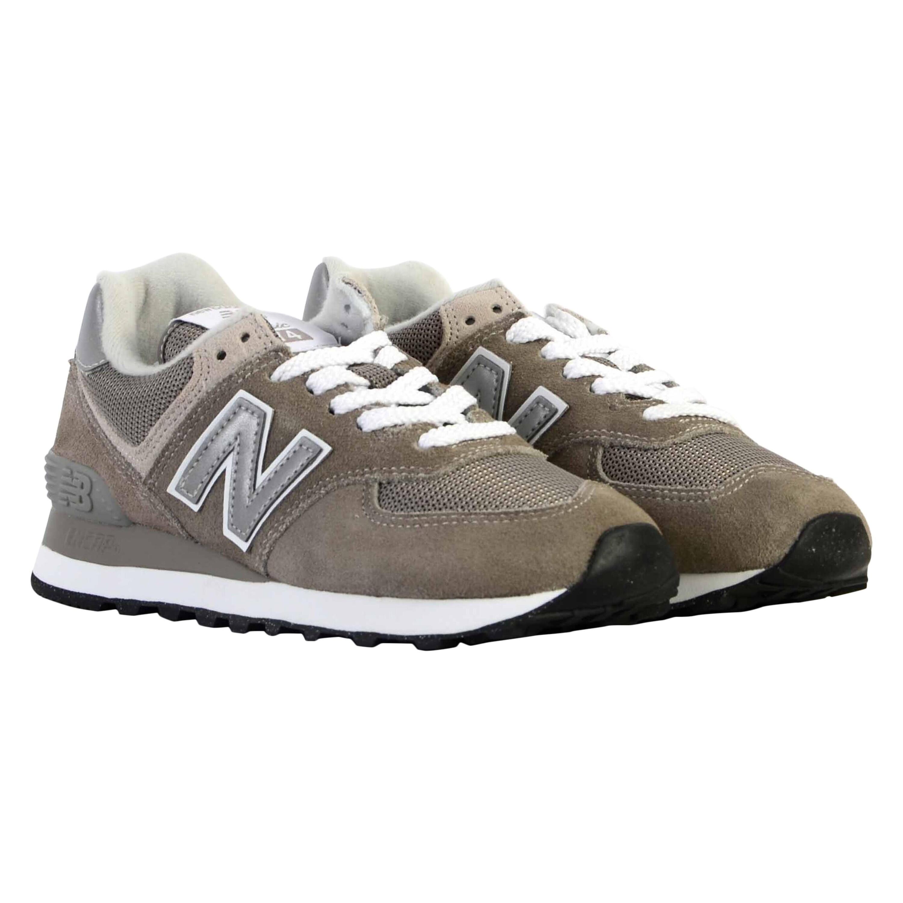 New Balance 574 Grey White 3/5