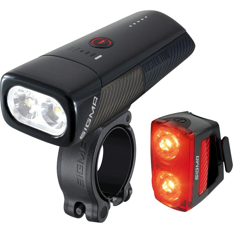 Set buster 1100 + luz trasera rl150 usb